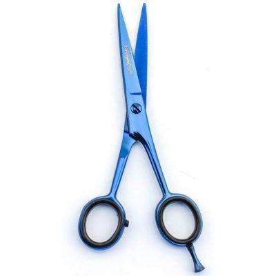 5.5” Blue Hair Cutting Salon Shears Barber Scissors - HARYALI LONDON